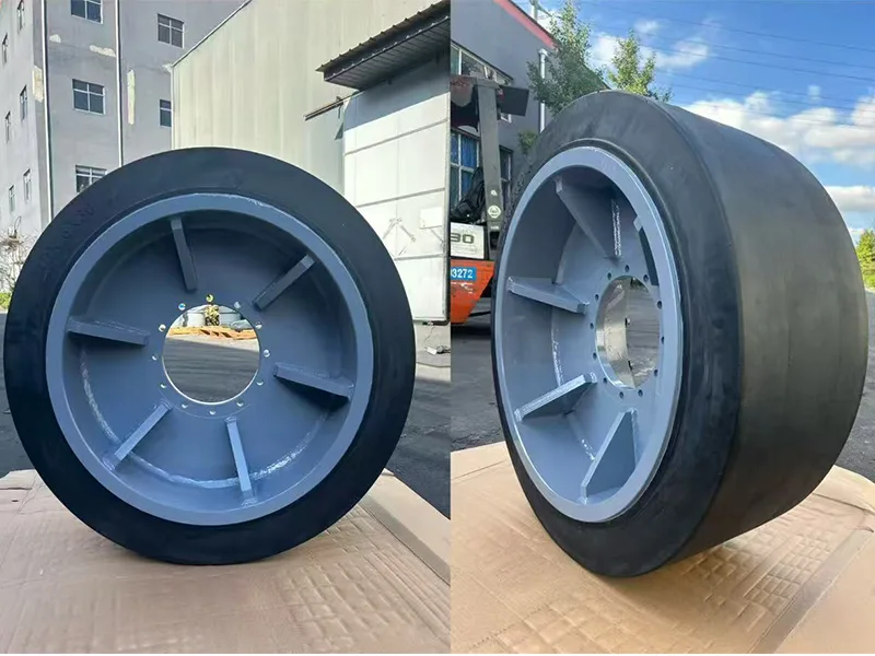 승객 탑승교에 사용되는 40x16x30 타이어